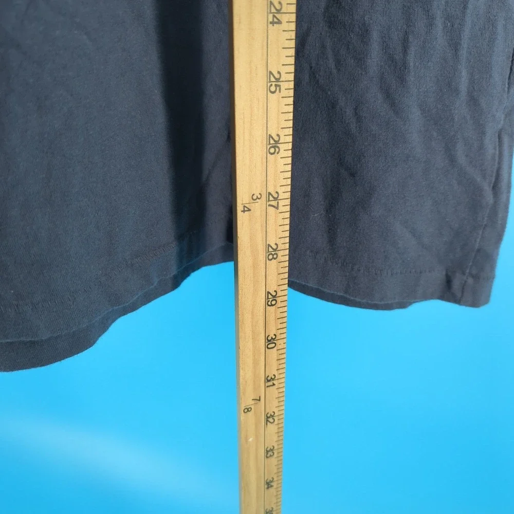 Denim & Supply Ralph Lauren Men Large Graphic Tee Navy Blue Anchor Single Stitch